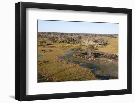 Aerial View of Okavango Delta, Botswana, Africa-Sergio-Framed Photographic Print