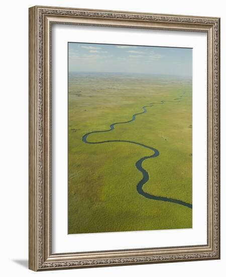 Aerial View of Okavango Delta-Michele Westmorland-Framed Photographic Print