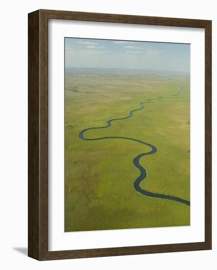 Aerial View of Okavango Delta-Michele Westmorland-Framed Photographic Print