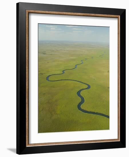 Aerial View of Okavango Delta-Michele Westmorland-Framed Photographic Print