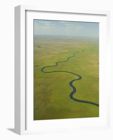 Aerial View of Okavango Delta-Michele Westmorland-Framed Photographic Print