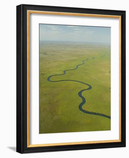 Aerial View of Okavango Delta-Michele Westmorland-Framed Photographic Print