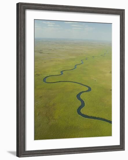 Aerial View of Okavango Delta-Michele Westmorland-Framed Photographic Print