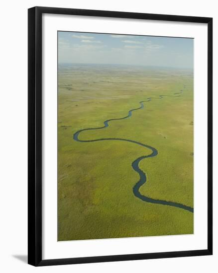 Aerial View of Okavango Delta-Michele Westmorland-Framed Photographic Print