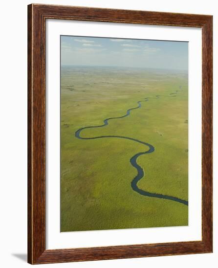 Aerial View of Okavango Delta-Michele Westmorland-Framed Photographic Print