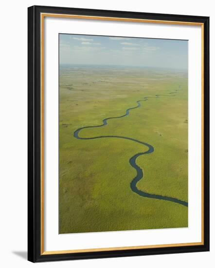Aerial View of Okavango Delta-Michele Westmorland-Framed Photographic Print