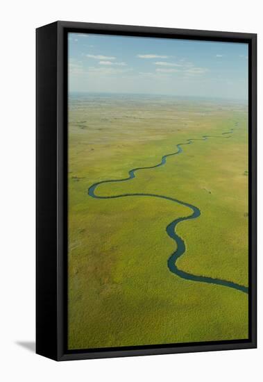 Aerial View of Okavango Delta-Michele Westmorland-Framed Premier Image Canvas