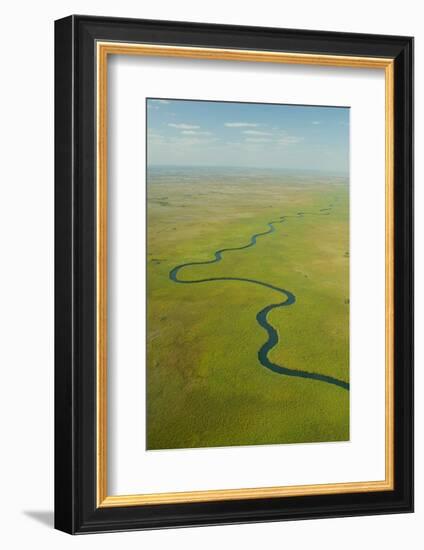 Aerial View of Okavango Delta-Michele Westmorland-Framed Photographic Print