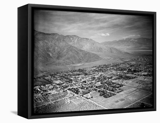 Aerial View of Palm Springs-Dave Cicero-Framed Premier Image Canvas