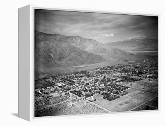 Aerial View of Palm Springs-Dave Cicero-Framed Premier Image Canvas