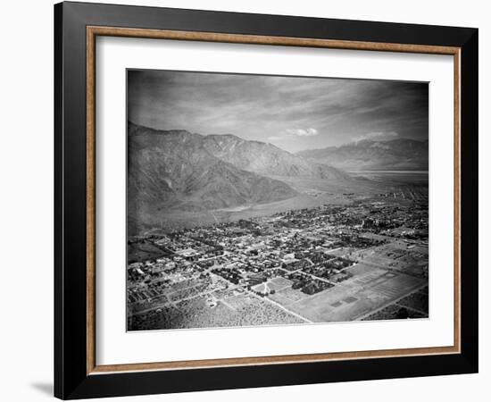 Aerial View of Palm Springs-Dave Cicero-Framed Photographic Print