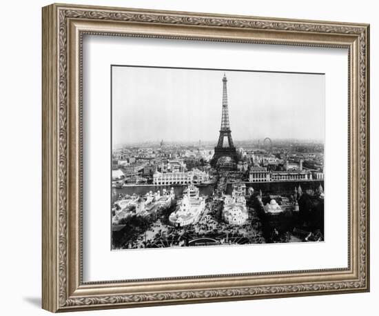 Aerial View of Paris-Bettmann-Framed Photographic Print