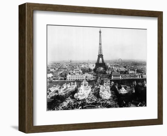 Aerial View of Paris-Bettmann-Framed Photographic Print