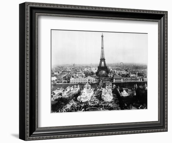 Aerial View of Paris-Bettmann-Framed Photographic Print