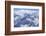 Aerial View of Peak Ferra and Peaks Piani Covered with Snow, Spluga Valley, Chiavenna-Roberto Moiola-Framed Photographic Print