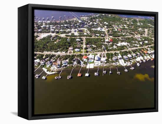 Aerial View of Perdido Key Beach and Ono Island-GTD7-Framed Premier Image Canvas