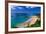 Aerial View of Playa Crashboat, Puerto Rico-George Oze-Framed Photographic Print