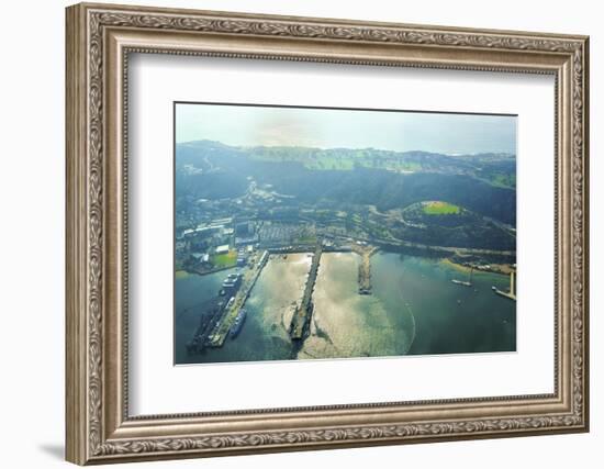 Aerial View of Point Loma, San Diego-f8grapher-Framed Photographic Print