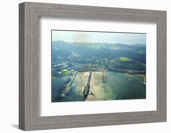 Aerial View of Point Loma, San Diego-f8grapher-Framed Photographic Print