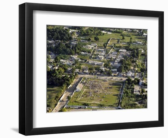 Aerial View of Port-Au-Prince, Haiti-null-Framed Photographic Print