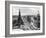 Aerial view of Princes Street in Edinburgh-Staff-Framed Photographic Print