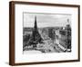 Aerial view of Princes Street in Edinburgh-Staff-Framed Photographic Print