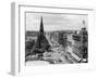 Aerial view of Princes Street in Edinburgh-Staff-Framed Photographic Print