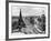 Aerial view of Princes Street in Edinburgh-Staff-Framed Photographic Print