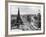 Aerial view of Princes Street in Edinburgh-Staff-Framed Photographic Print