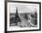 Aerial view of Princes Street in Edinburgh-Staff-Framed Photographic Print