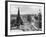 Aerial view of Princes Street in Edinburgh-Staff-Framed Photographic Print