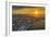 Aerial View of Reykjavik in the Winter at Sunset, Iceland-Ragnar Th Sigurdsson-Framed Photographic Print