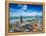 Aerial View of Riga Center from St. Peter's Church, Riga, Latvia-f9photos-Framed Premier Image Canvas