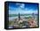 Aerial View of Riga Center from St. Peter's Church, Riga, Latvia-f9photos-Framed Premier Image Canvas