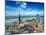 Aerial View of Riga Center from St. Peter's Church, Riga, Latvia-f9photos-Mounted Photographic Print