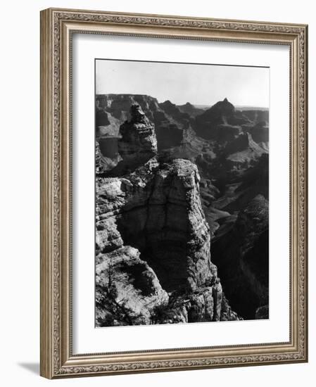 Aerial View of Rock Formation in the Grand Canyon-Margaret Bourke-White-Framed Photographic Print