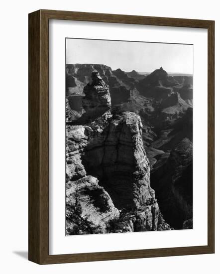 Aerial View of Rock Formation in the Grand Canyon-Margaret Bourke-White-Framed Photographic Print