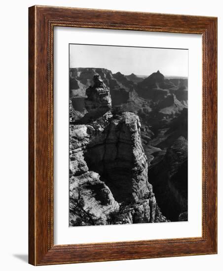 Aerial View of Rock Formation in the Grand Canyon-Margaret Bourke-White-Framed Photographic Print