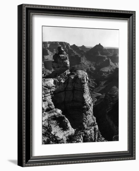 Aerial View of Rock Formation in the Grand Canyon-Margaret Bourke-White-Framed Photographic Print
