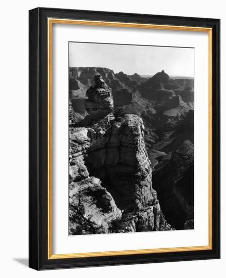 Aerial View of Rock Formation in the Grand Canyon-Margaret Bourke-White-Framed Photographic Print