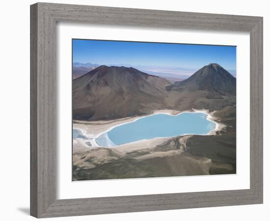 Aerial View of Salar De Uyuni Over Salt Lake, Bolivia, South America-Robert Fulton-Framed Photographic Print