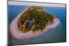 Aerial view of Sanibel Island Lighthouse, Sanibel Island, Lee County, Florida, USA-null-Mounted Photographic Print