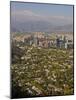 Aerial View of Santiago, Chile, South America-Gavin Hellier-Mounted Photographic Print