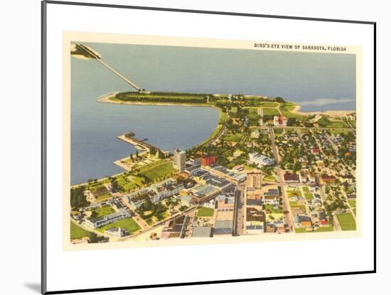 Aerial View of Sarasota, Florida-null-Mounted Art Print