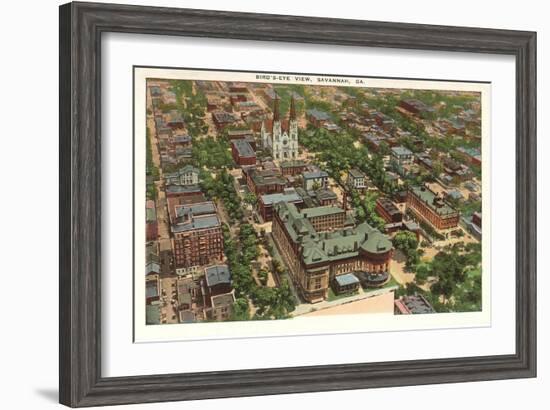 Aerial View of Savannah, Georgia-null-Framed Art Print