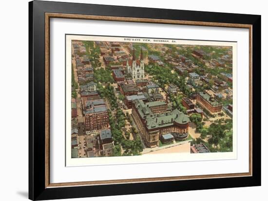 Aerial View of Savannah, Georgia-null-Framed Art Print