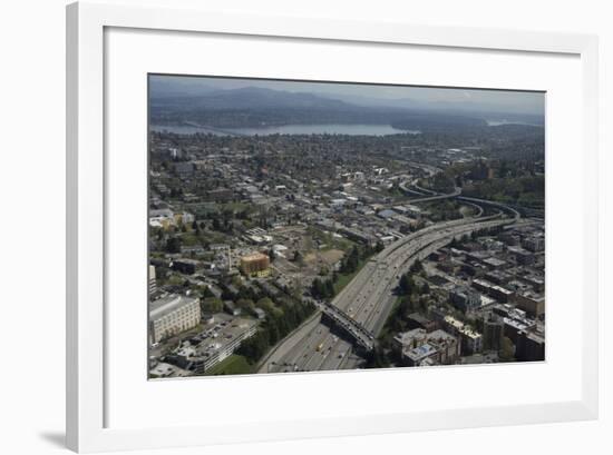 Aerial View of Seattle from the Skyview Observatory, Washington, Usa-Natalie Tepper-Framed Photo