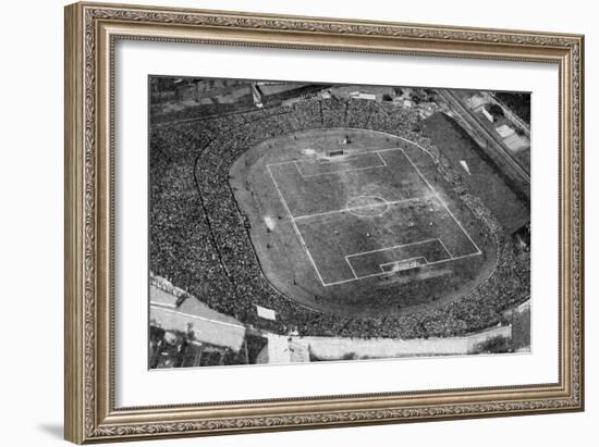 Aerial View of Stamford Bridge, Stadium of Chelsea Football Club, London, C1922-null-Framed Giclee Print