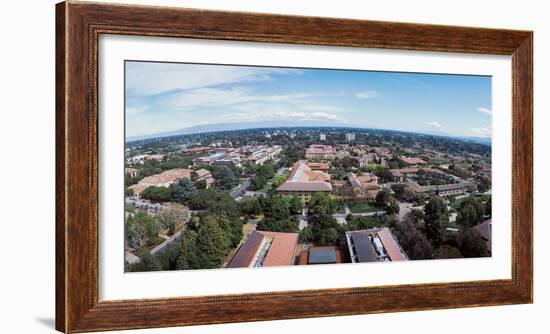 Aerial View of Stanford University, Stanford, California, USA-null-Framed Photographic Print