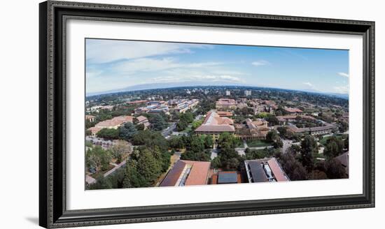 Aerial View of Stanford University, Stanford, California, USA-null-Framed Photographic Print